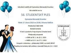 Studentský ples Gymnázia Moravský Krumlov