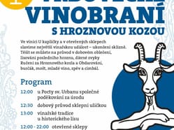 Vrbovecké vinobraní se zazimováním Hroznového kozla