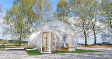 Glamping V bublině a neomezený relax v sauně