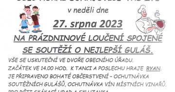 Prázdninové loučení a soutěž O nejlepší guláš