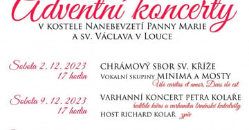 Adventní koncert u sv. Václava v Louce