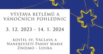 Výstava betlémů a vánočních pohlednic v Louce