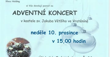 Adventní koncert ve Vratěníně