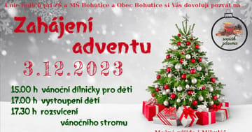 Zahájení adventu v Bohuticích