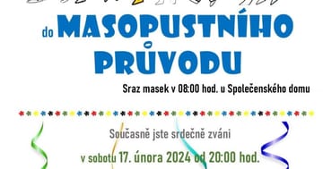 Masopustní průvod ve Vranově nad Dyjí