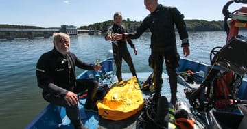 Výlov Lechovického sektu z Vranovské přehrady