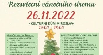 Vánoční strom řemesel a Rozsvěcení vánočního stromu