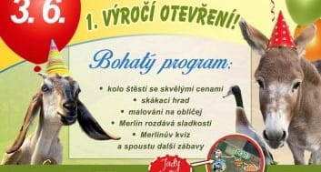 1. narozeniny Merlinovy farmy