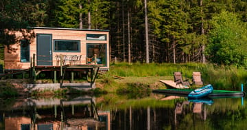 Tiny House Česílko nedaleko Lipna: sauna i terasa