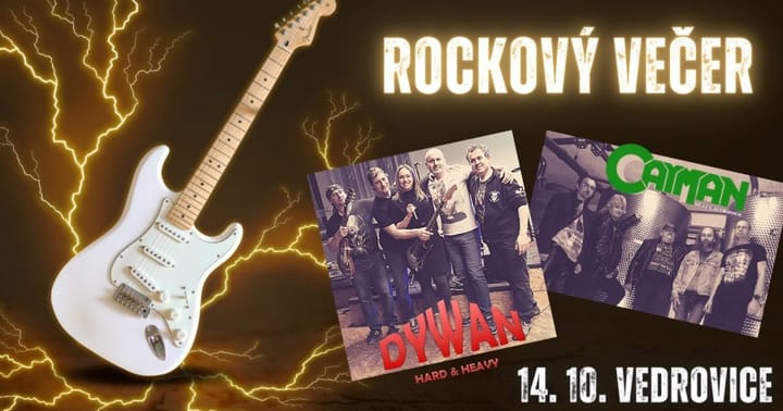 Rockový večer ve Vedrovicích