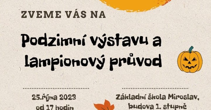 Podzimní výstava a lampionový průvod