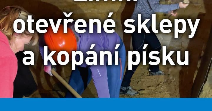 Zimní otevřené sklepy a kopání písku pro Vídeň