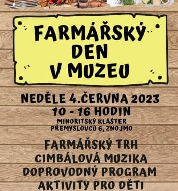 Farmářský den v muzeu