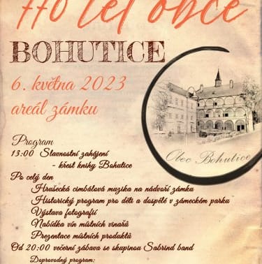 770. let obce Bohutice