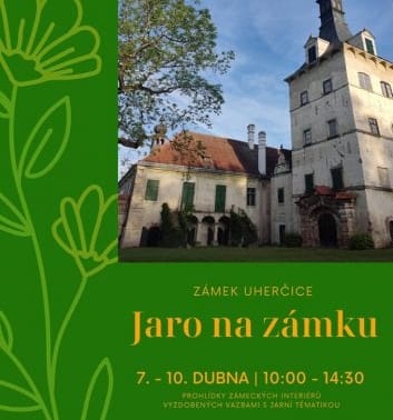 Jaro na zámku Uherčice