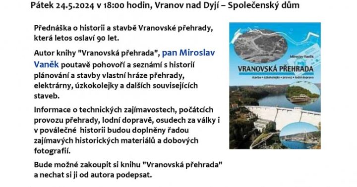 Stavba a historie Vranovské přehrady