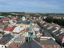 Polička, výhled z věže kostela sv. Jakuba