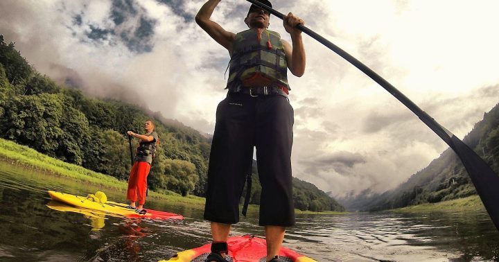 Paddleboard kurz pro začátečníky + na elektrokoloběžkách zpět