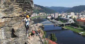 Via ferrata s instruktorem – zdolejte Pastýřskou stěnu pod odborným vedením