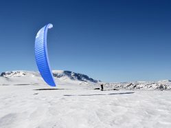 Snowkiting Boží Dar - nauč se kiting na sněhu