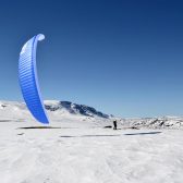 Snowkiting Husky Hill ve Vejprtech - nauč se kiting na sněhu