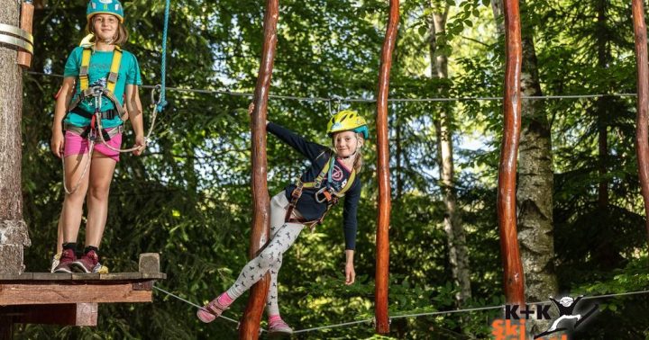 Lesní lanový park - překonejte až 36 překážek