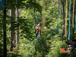 Lesní lanový park - překonejte až 36 překážek