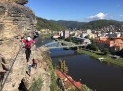 Kurz lezení via ferrata Pastýřská stěna