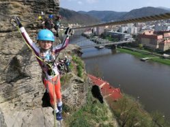 Kurz lezení via ferrata Pastýřská stěna