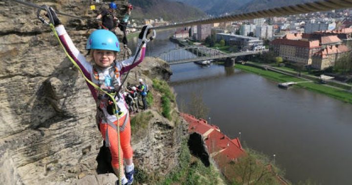 Kurz lezení via ferrata Pastýřská stěna