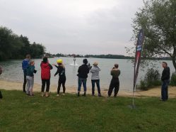 Flyboard Praha Hostivařská přehrada - létání nad vodou