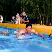 Slide v Junior Campu Nová Živohošť - 60 metrů dlouhá skluzavka