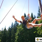 Obří houpačka v Adventure parku Špindlerův Mlýn - seskočte z výšky 17m