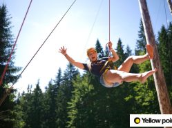 Obří houpačka v Adventure parku Špindlerův Mlýn - seskočte z výšky 17m