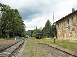 Železniční nádraží Kovářská, tady se můžete ubytovat ve vagoně